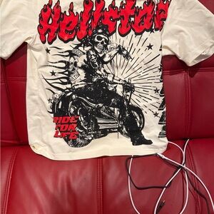 NWT Hellstar Studios Ride For Life Shirt – Streetwear Graphic Tee